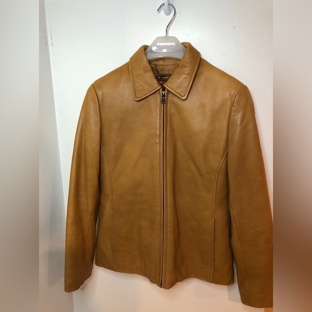 Knole & Carter London Italian Lamb skin leather jacket size M